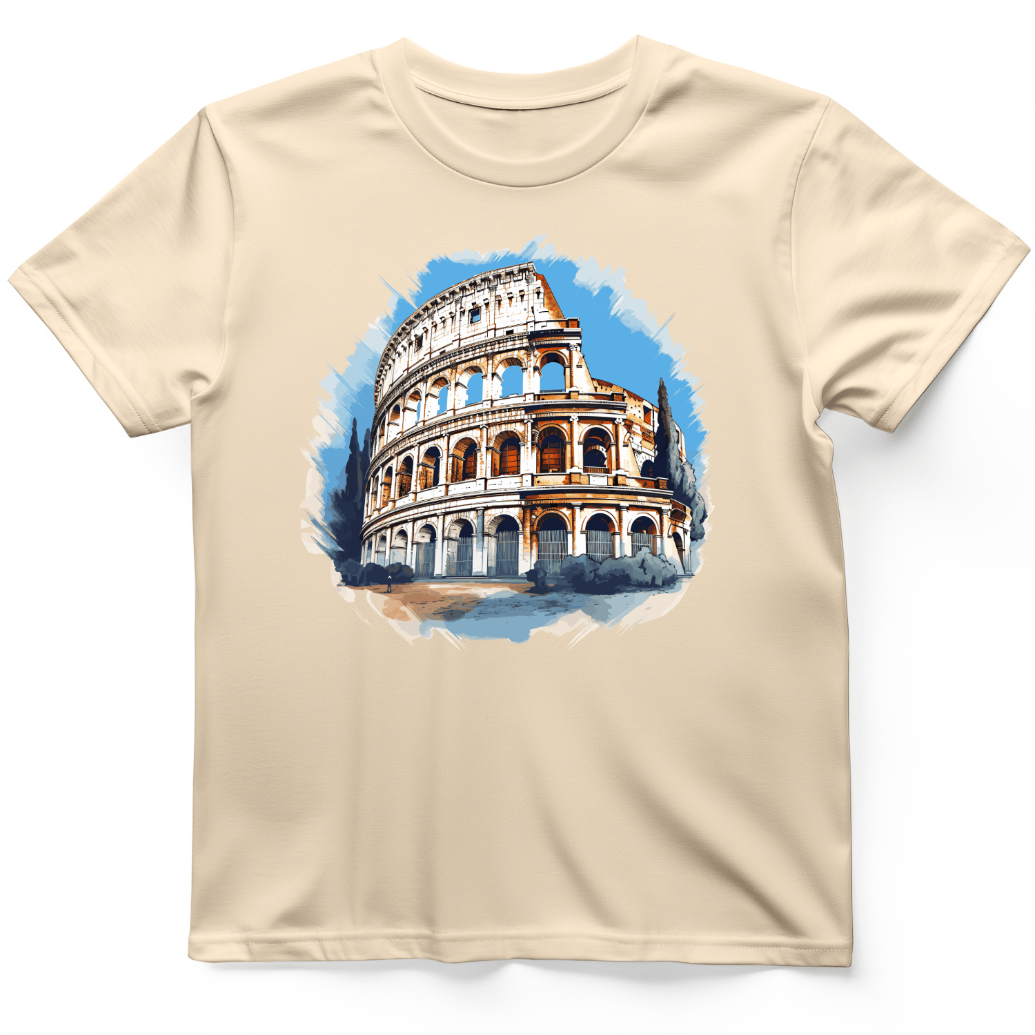 Roman Colosseum T-Shirt Natural / S