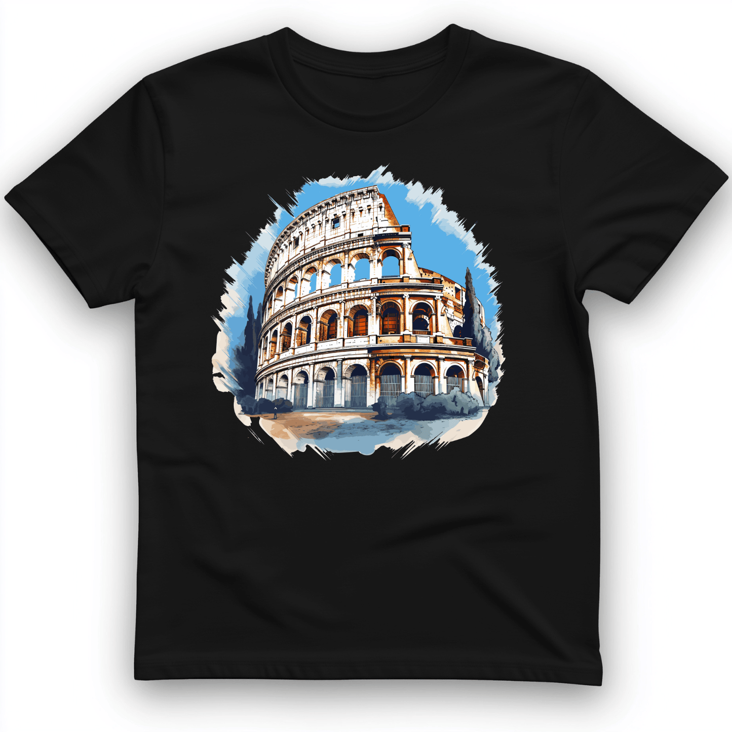 Roman Colosseum T-Shirt Black / S