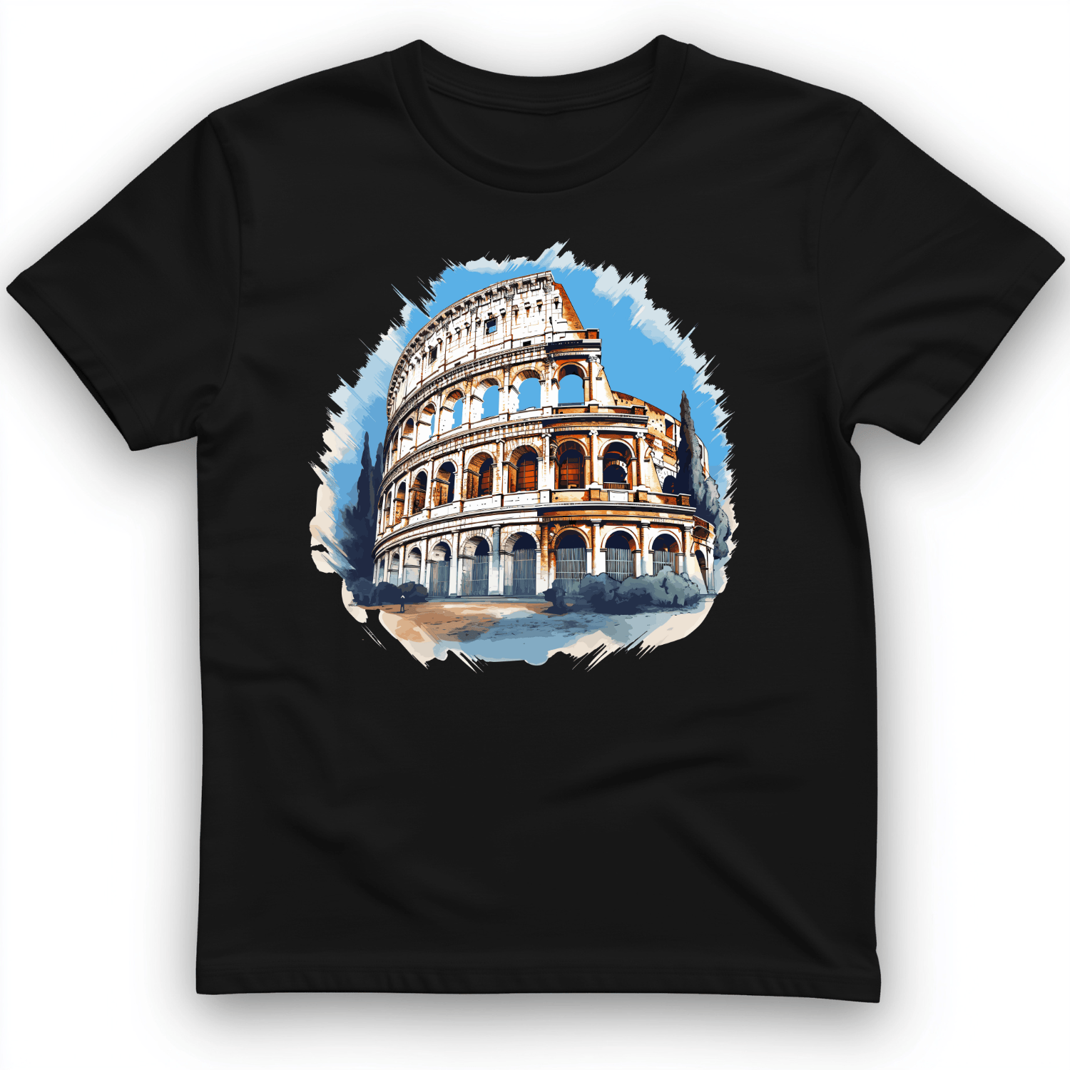 Roman Colosseum T-Shirt Black / S