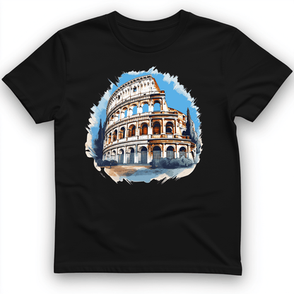 Roman Colosseum T-Shirt Black / S