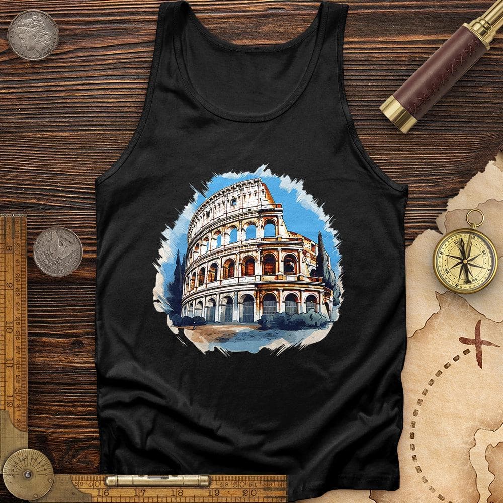 Roman Colosseum Tank Black / XS