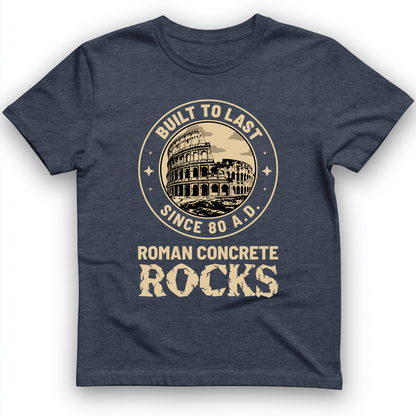 Roman Concrete T-Shirt Heather Navy / S