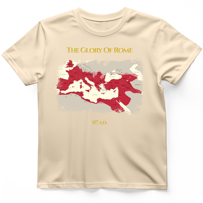 Roman Empire Map T-Shirt Natural / S