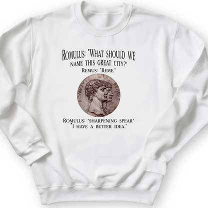 Rome Crewneck White / S