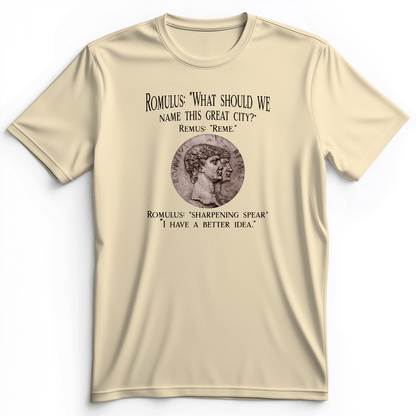 Rome Premium Tee Natural / S