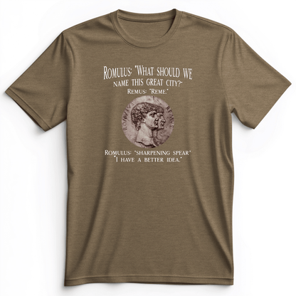 Rome Premium Tee Heather Olive / S