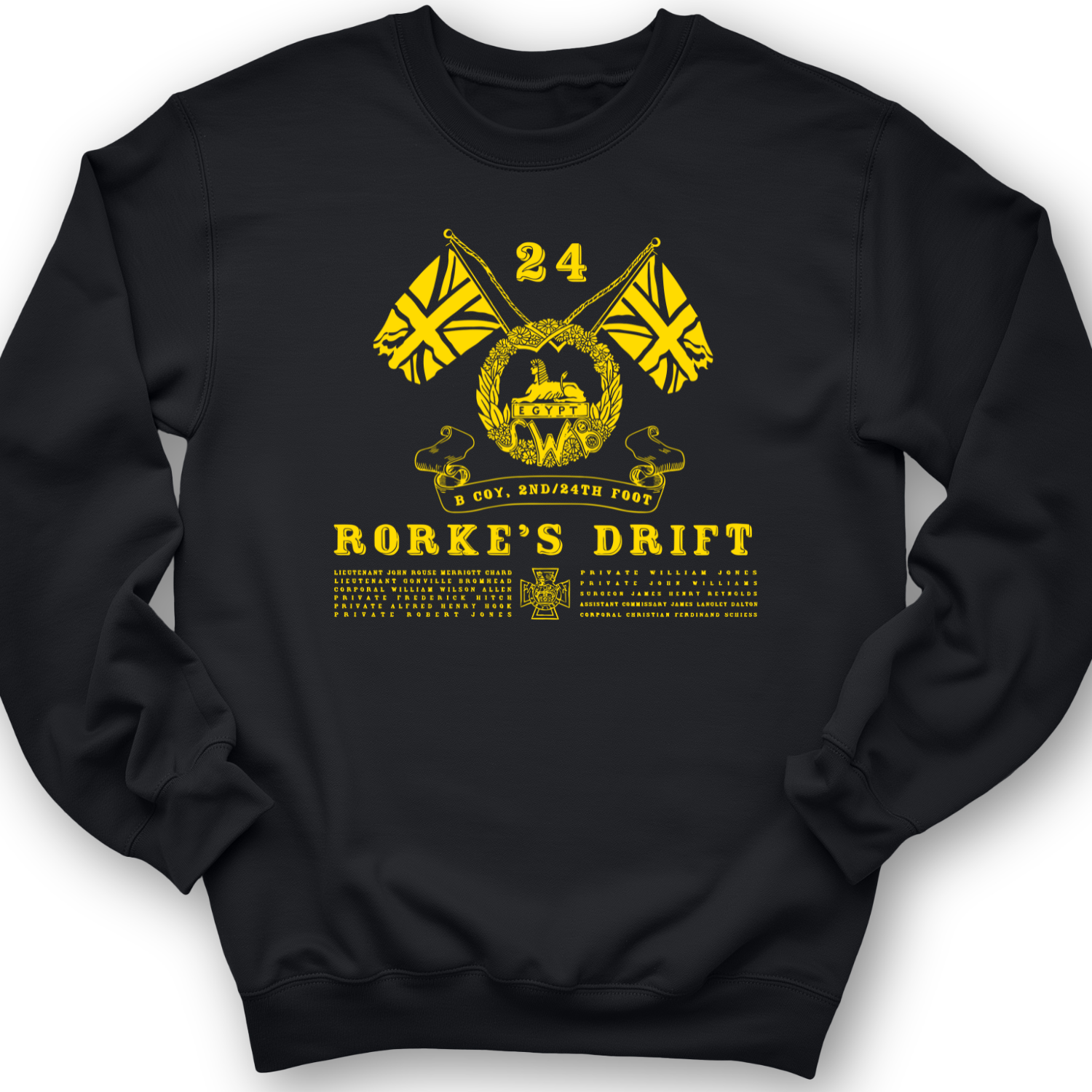 Rorke’s Drift Crewneck Black / S