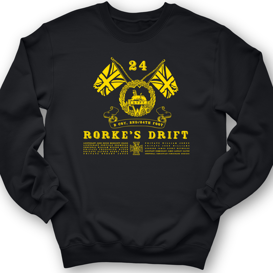 Rorke’s Drift Crewneck Black / S