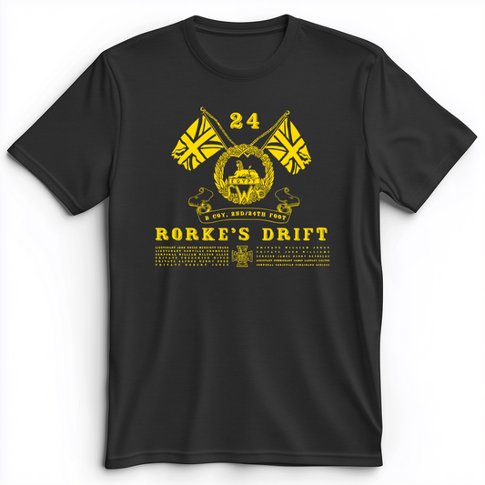 Rorke’s Drift Premium Tee Dark Grey Heather / S