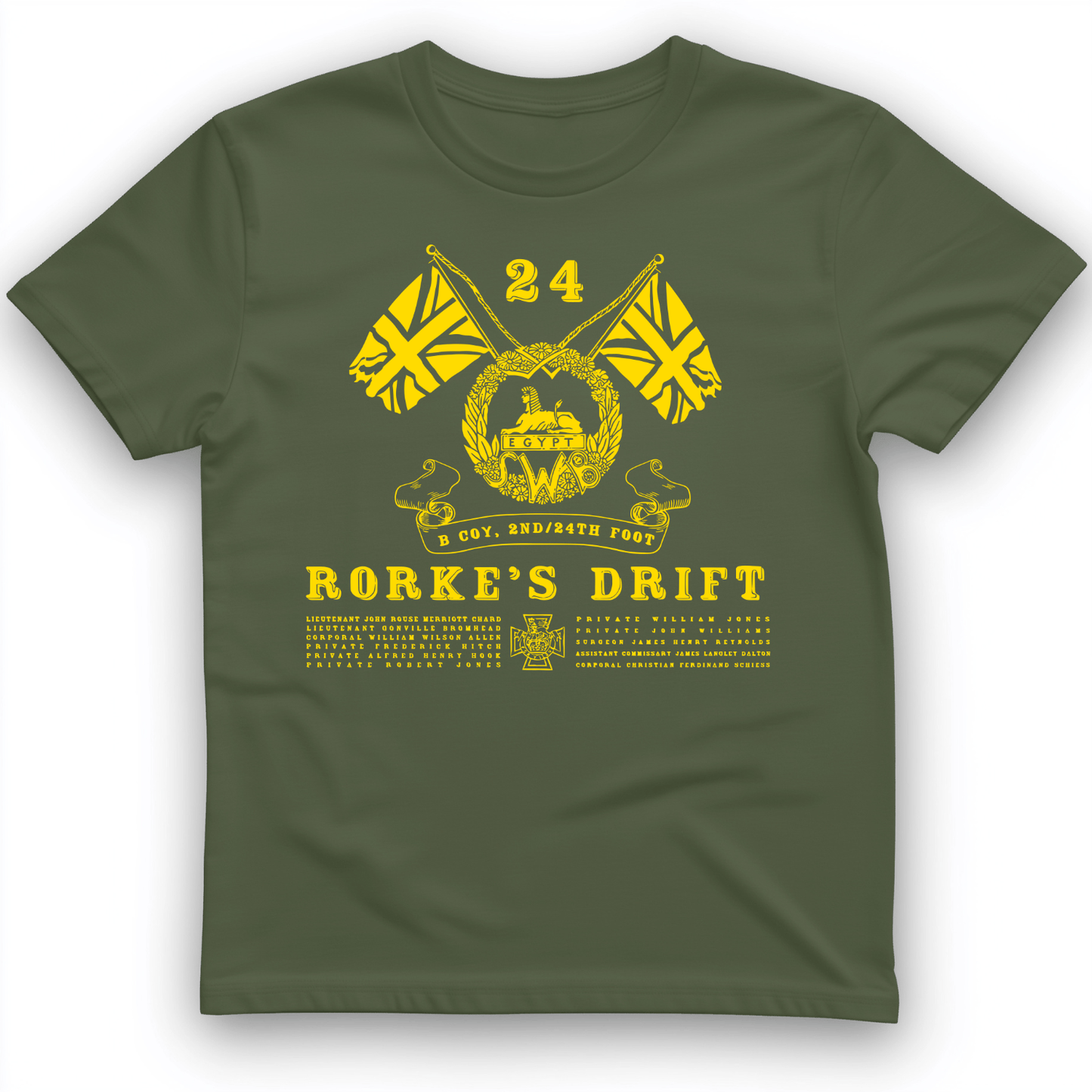 Rorke’s Drift T-Shirt Military Green / S