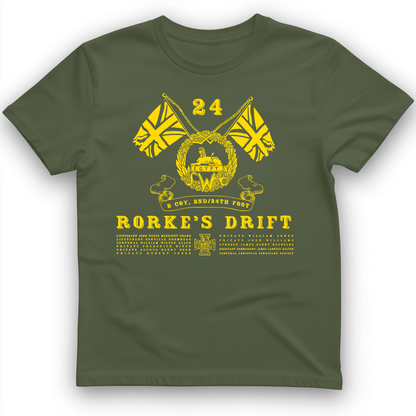 Rorke’s Drift T-Shirt Military Green / S