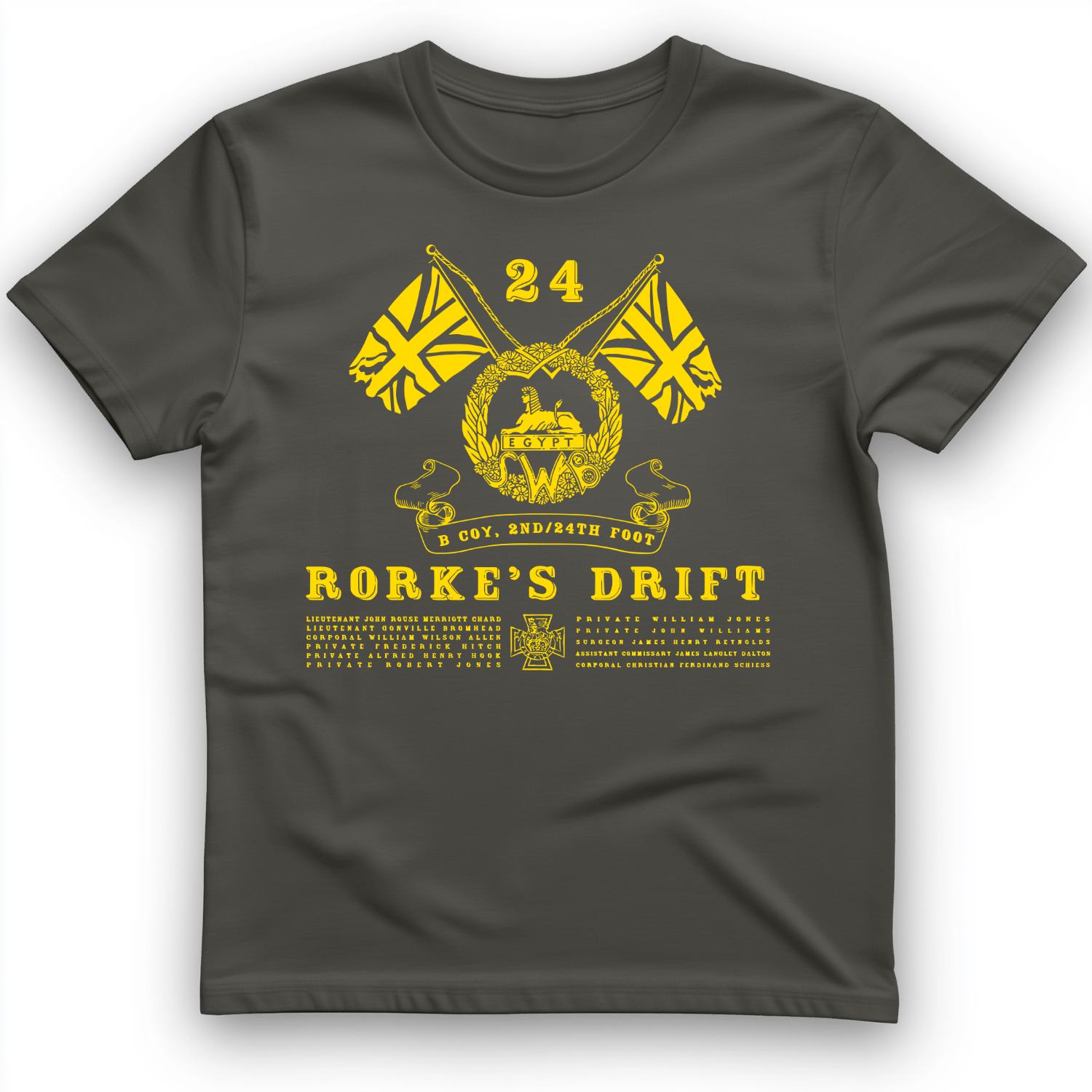 Rorke’s Drift T-Shirt Charcoal / S