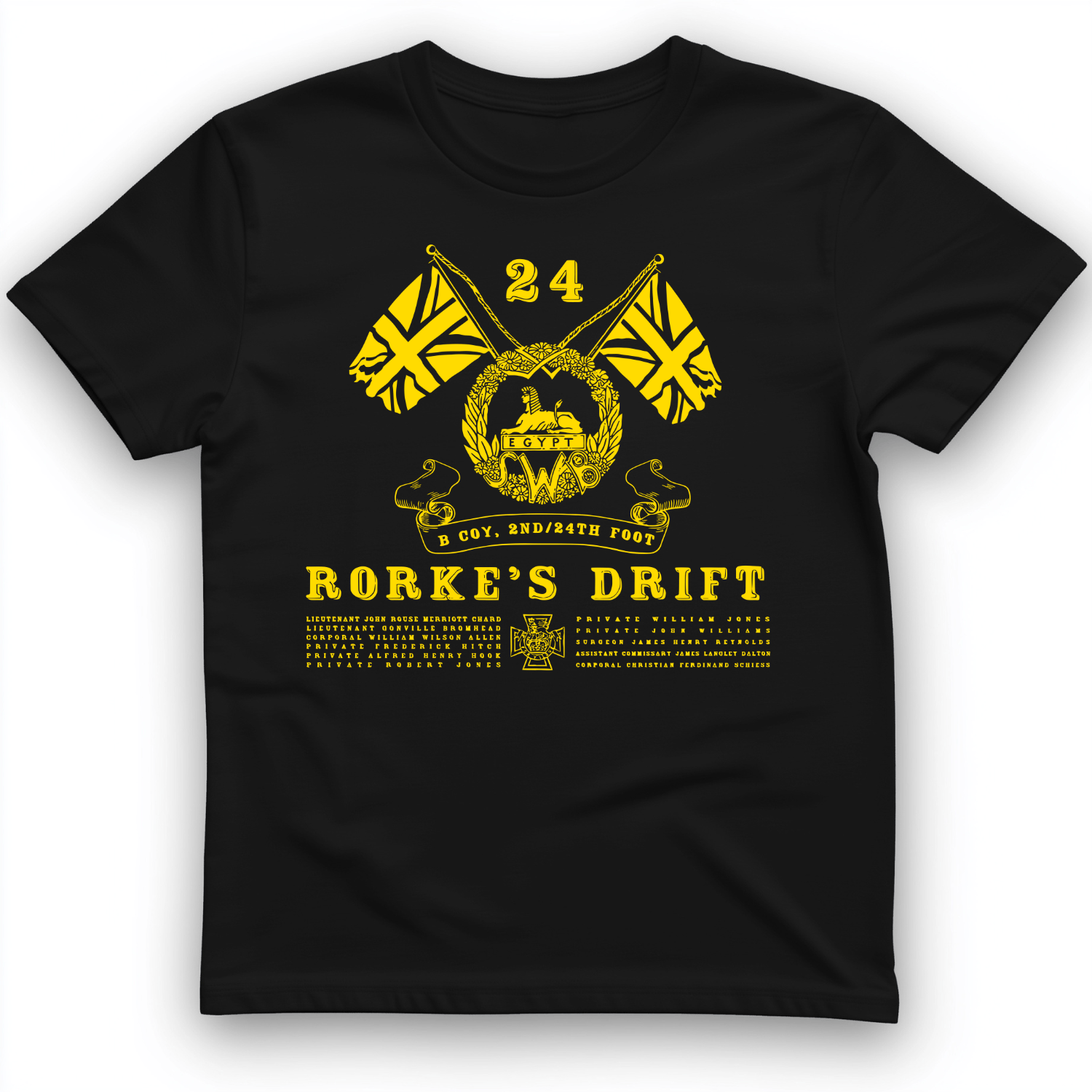 Rorke’s Drift T-Shirt Black / S