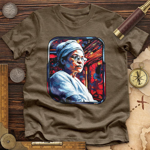 Rosa Parks High Quality Tee Heather Olive / S
