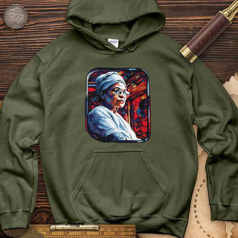 Rosa Parks Hoodie Military Green / S