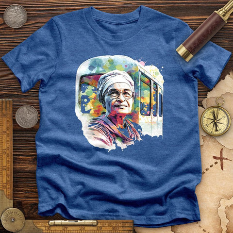 Rosa Parks Pastel High Quality Tee Heather True Royal / S