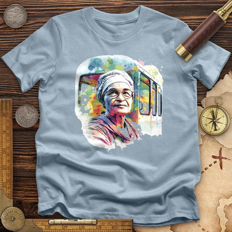 Rosa Parks Pastel High Quality Tee Light Blue / S