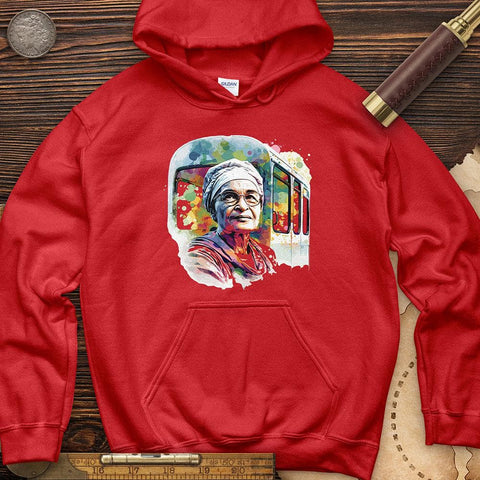 Rosa Parks Pastel Hoodie Red / S