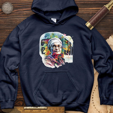 Rosa Parks Pastel Hoodie Navy / S