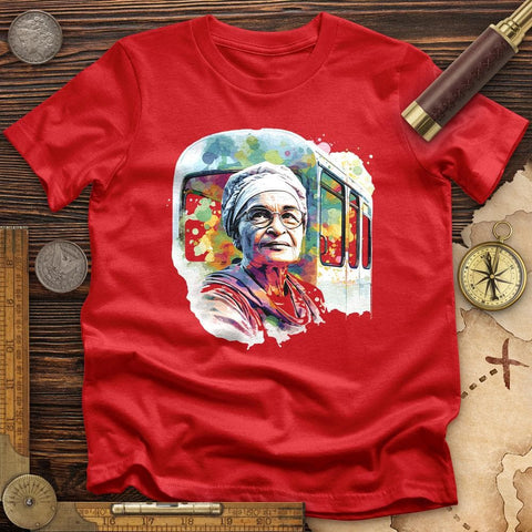 Rosa Parks Pastel T-Shirt Red / S