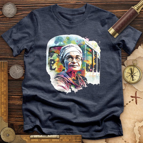 Rosa Parks Pastel T-Shirt Heather Navy / S