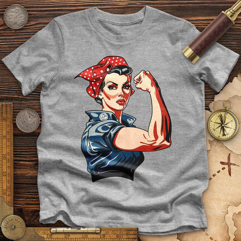 Rosie the Riveter High Quality Tee Athletic Heather / S