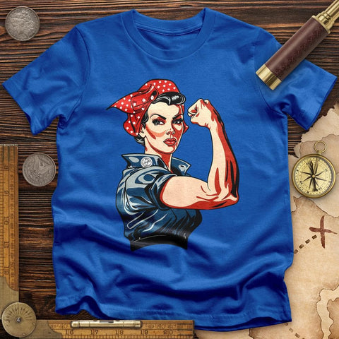Rosie the Riveter T-Shirt Royal / S