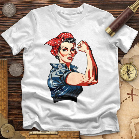 Rosie the Riveter T-Shirt White / S