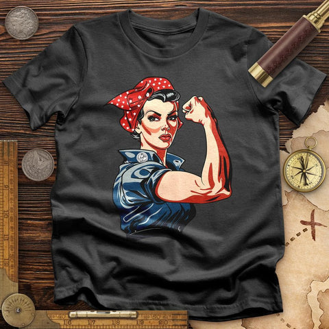 Rosie the Riveter T-Shirt Charcoal / S