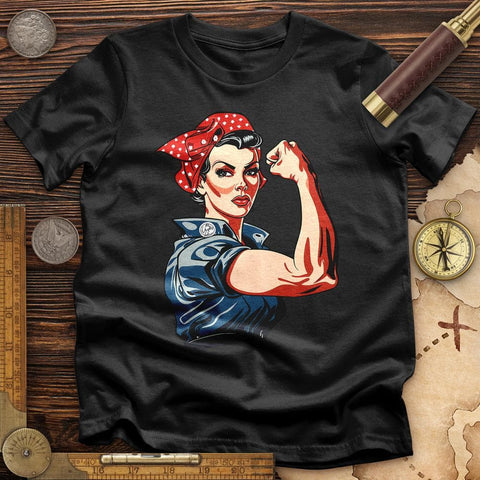 Rosie the Riveter T-Shirt Black / S