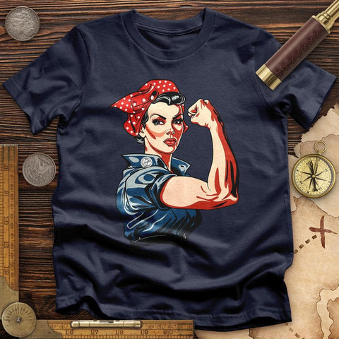 Rosie the Riveter T-Shirt Navy / S