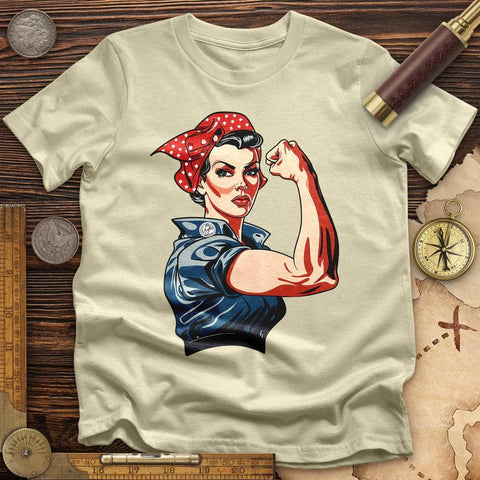 Rosie the Riveter T-Shirt Natural / S