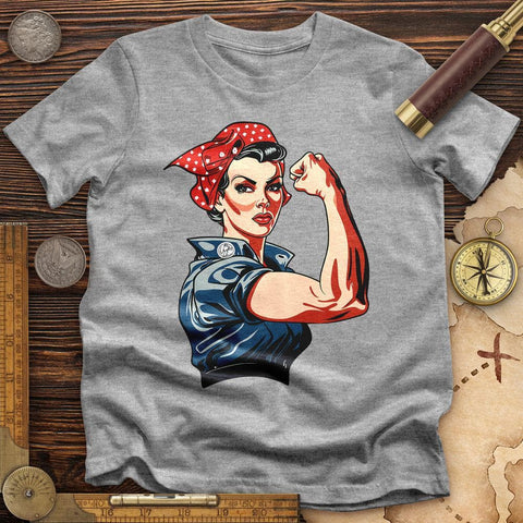 Rosie the Riveter T-Shirt Sport Grey / S