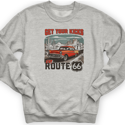 Route 66 Billboard Crewneck Sport Grey / S