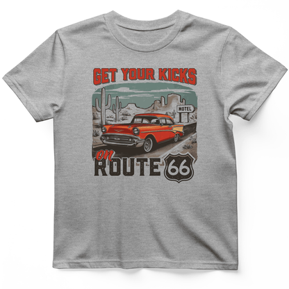 Route 66 Billboard T-Shirt Sport Grey / S
