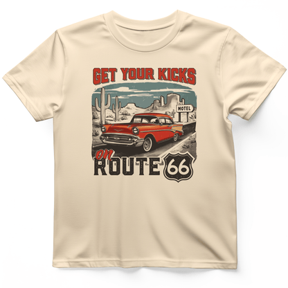 Route 66 Billboard T-Shirt Natural / S