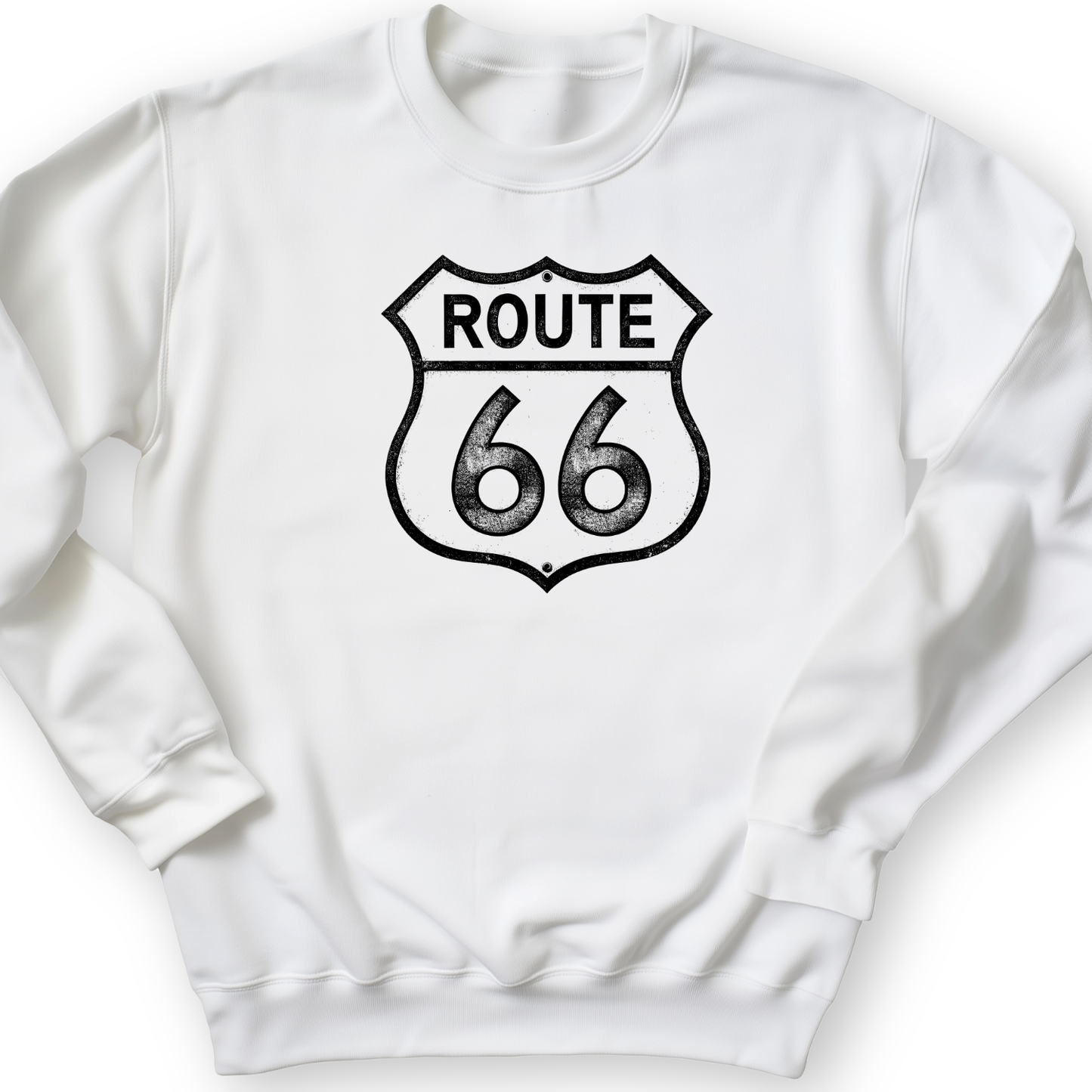 Route 66 Crewneck White / S