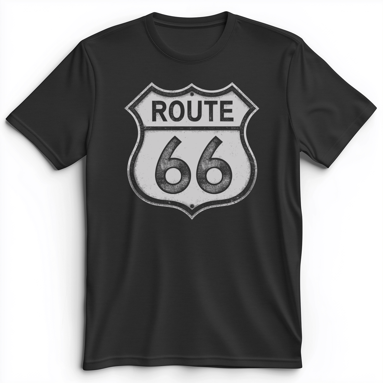 Route 66 Premium Tee Dark Grey Heather / S