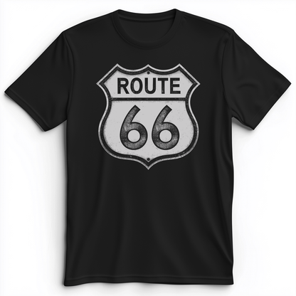 Route 66 Premium Tee Black / S