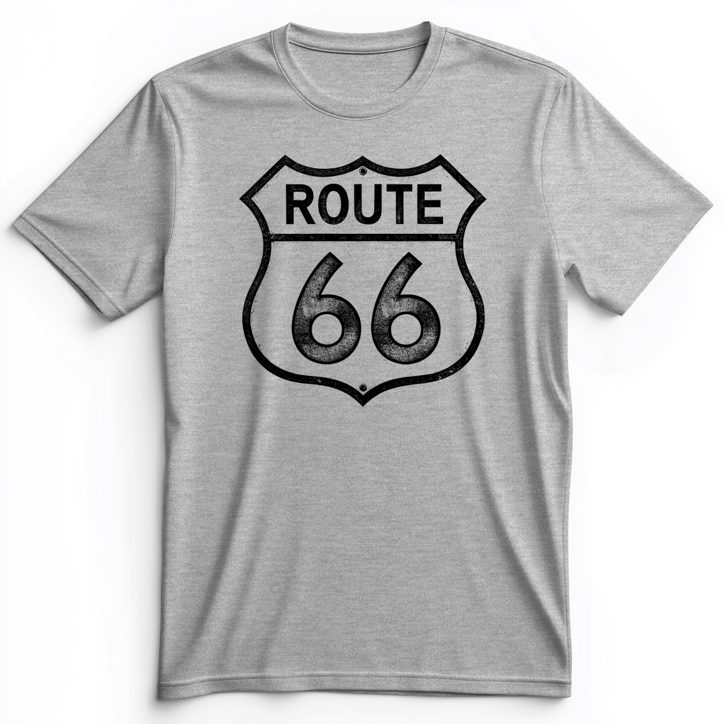 Route 66 Premium Tee Athletic Heather / S