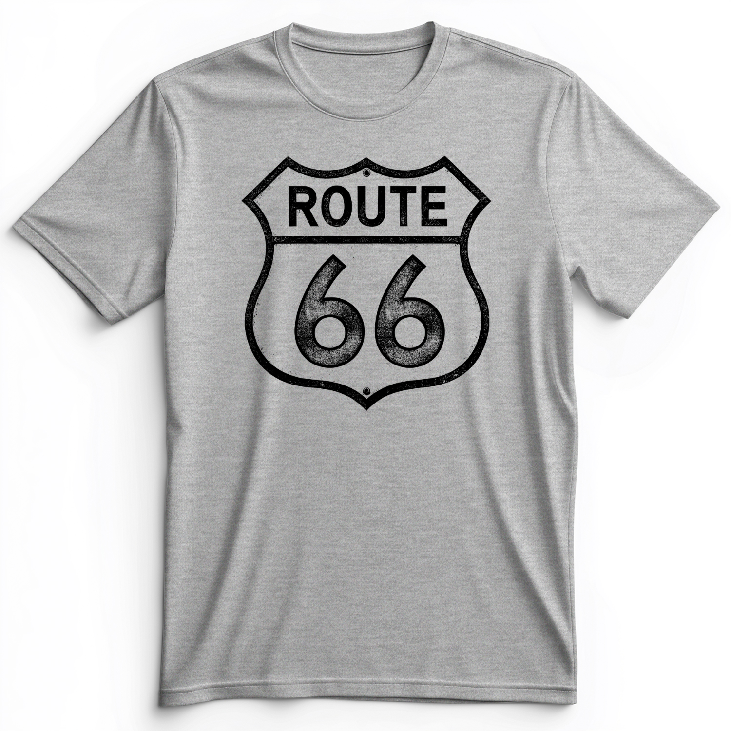 Route 66 Premium Tee Athletic Heather / S