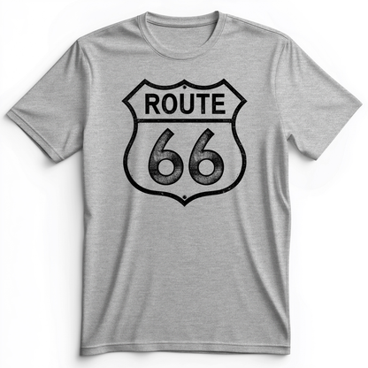 Route 66 Premium Tee Athletic Heather / S