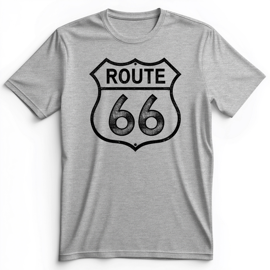 Route 66 Premium Tee Athletic Heather / S