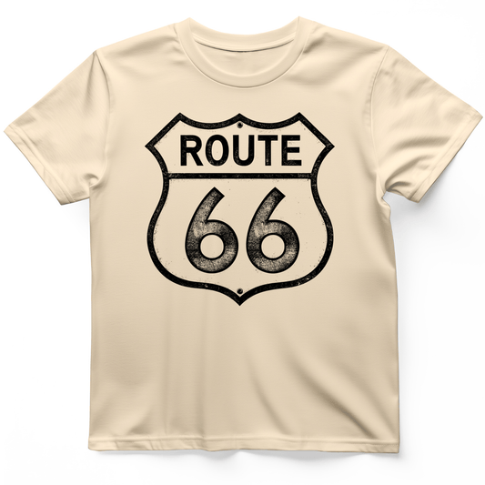 Route 66 T-Shirt Natural / S