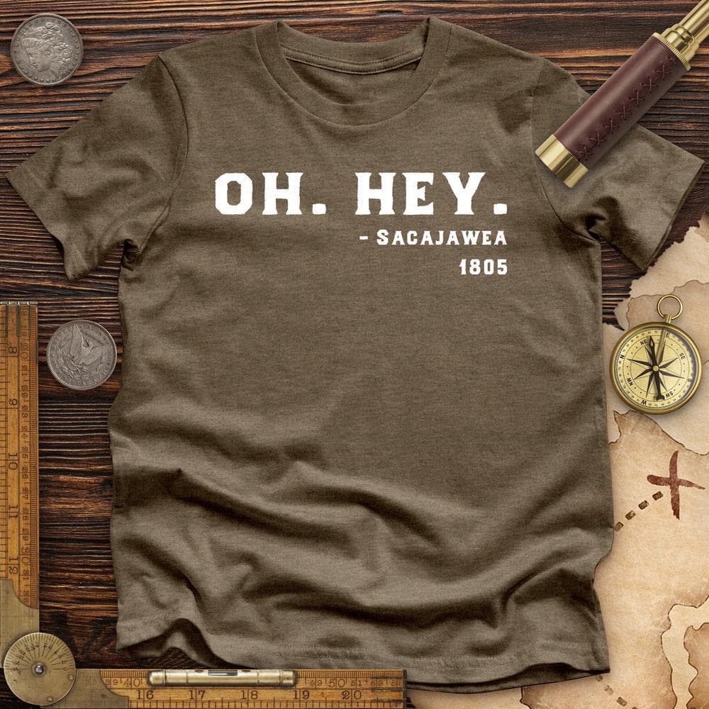 Sacajawea I Got This High Quality Tee Heather Olive / S