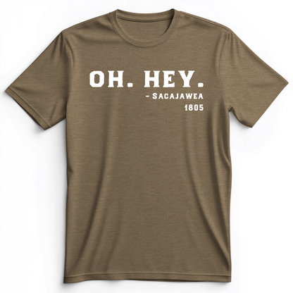Sacajawea I Got This Premium Tee Heather Olive / S