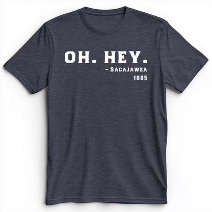 Sacajawea I Got This Premium Tee Heather Navy / S
