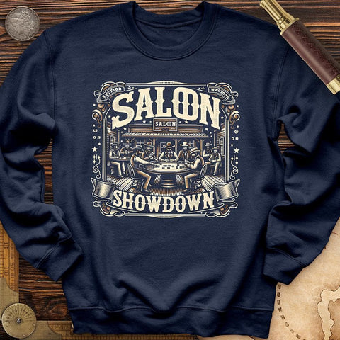 Saloon Showdown Crewneck Navy / S