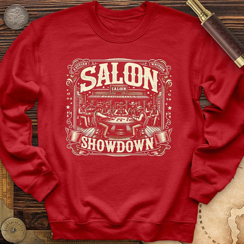 Saloon Showdown Crewneck Red / S