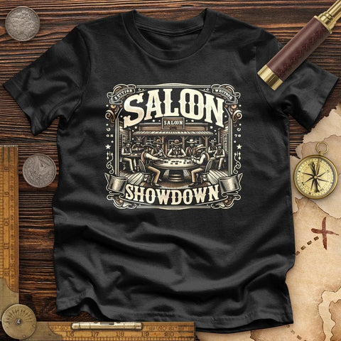 Saloon Showdown High Quality Tee Black / S